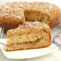 Banana Coffee Cake with Walnut Streusel