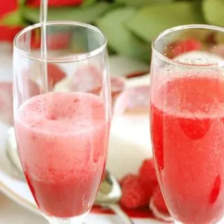 Raspberry Rose Bellinis