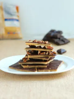 chocolate covered brown sugar toffee with or without nuts