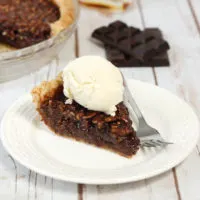 Chocolate Bourbon Pecan Pie