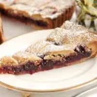 Cranberry Linzer Tart
