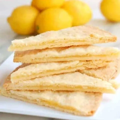 Shortbread Filled with Lemon Curd