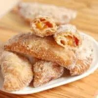 Tequila Spiked Fried Peach Hand Pies