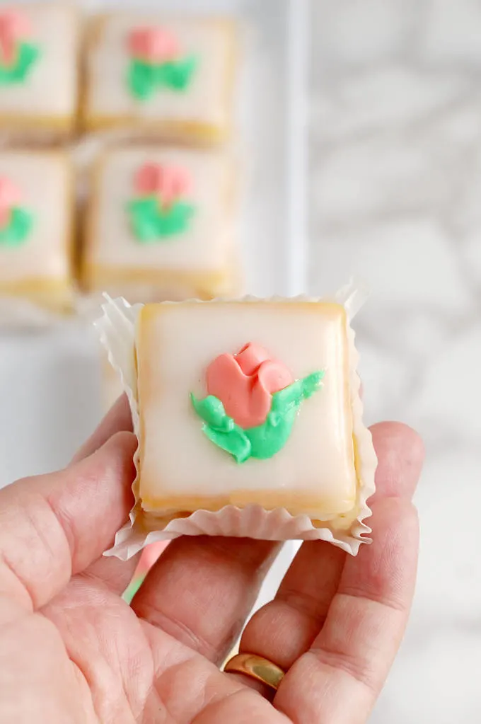 Easy Homemade Petit Fours - Always Eat Dessert