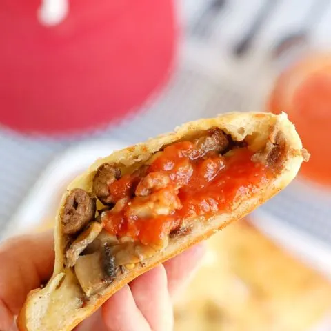 Philly Cheesesteak Calzone