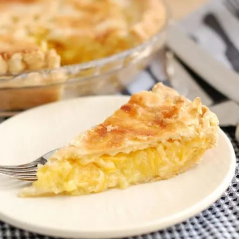 Meyer Lemon Shaker Pie