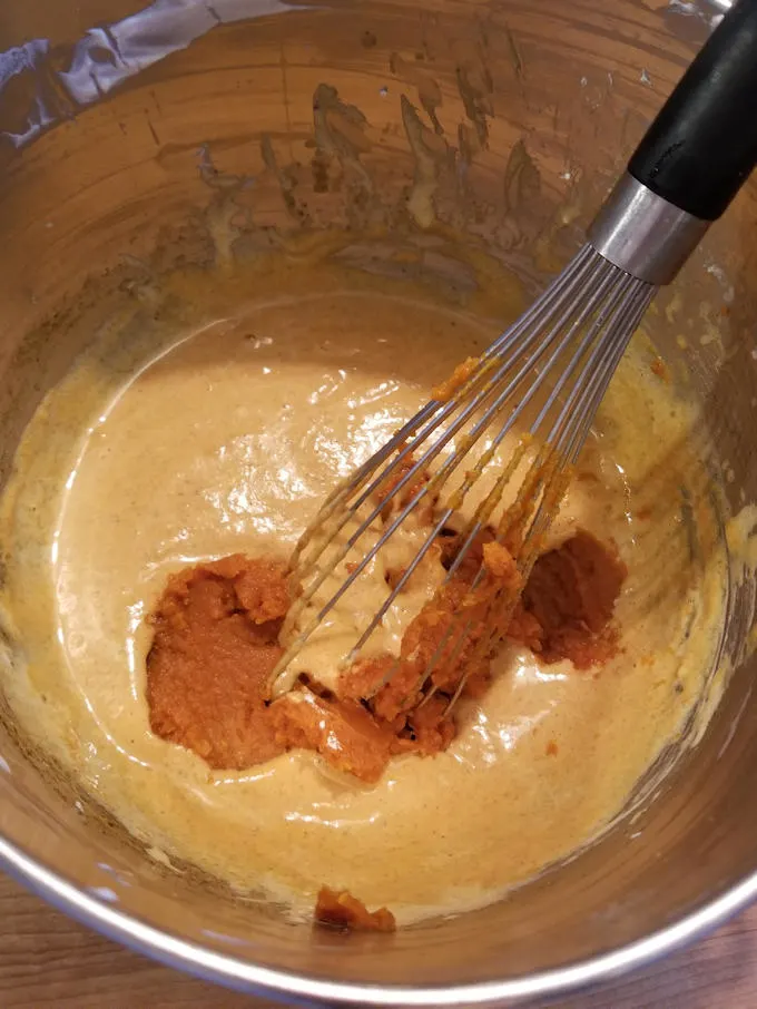Pumpkin Mousse for pie filling