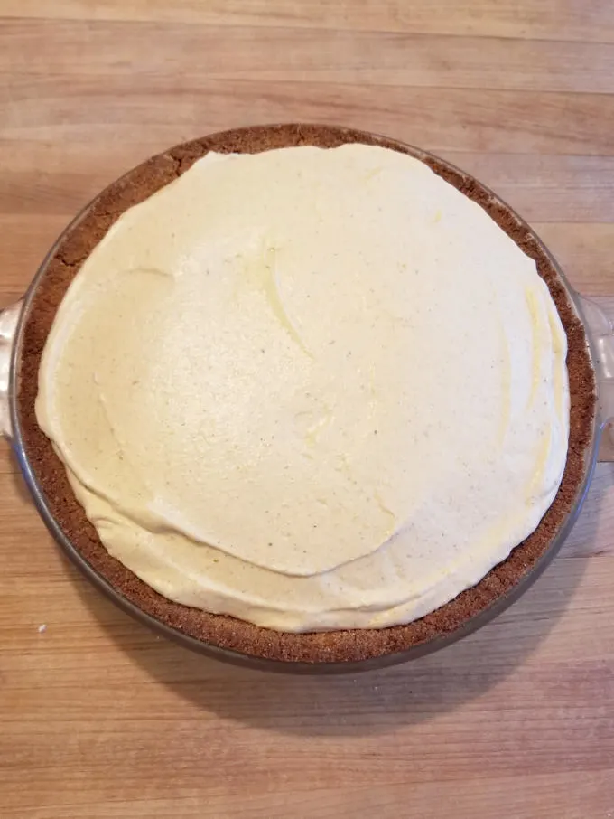 pumpkin mousse pie