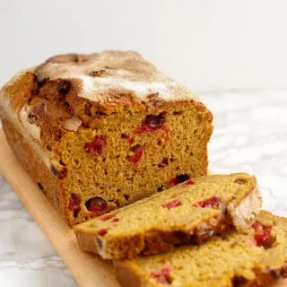 a loaf of sourdough pumpkin bread