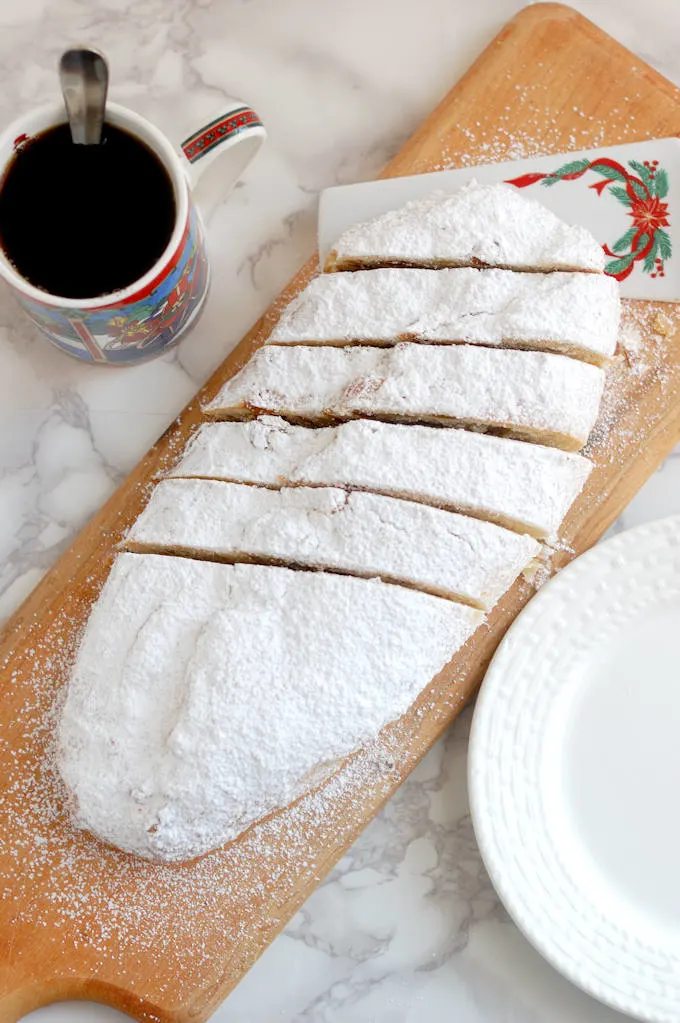 almond filled stollen