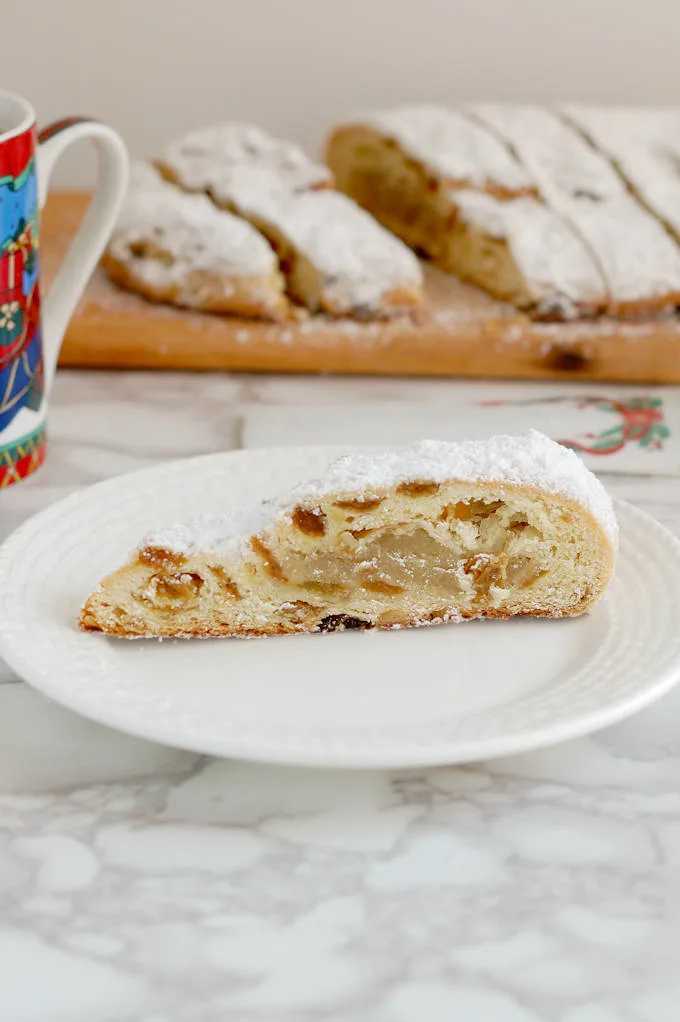 almond filled stollen