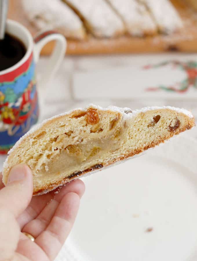 almond filled stollen