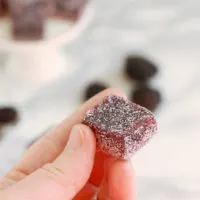 Blackberry Pate de Fruit (Fruit Jellies)