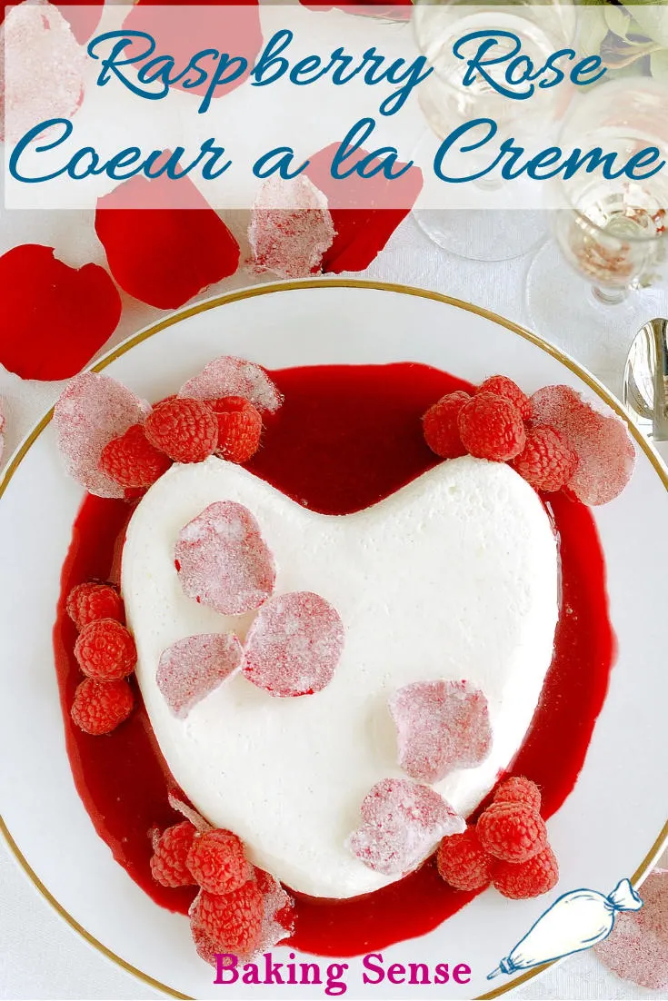 Coeur a la Creme must be the world's most romantic dessert! This classic treat is luscious, beautiful, and definitely meant to be eaten from one plate with two spoons. I mean, just the name (said with your best French accent) says "romance".