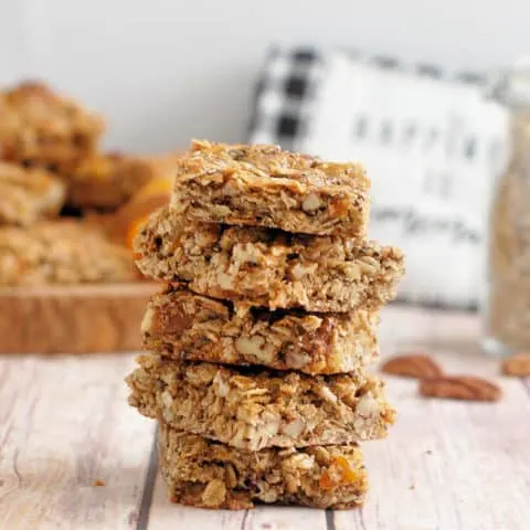 Sunflower, Pecan & Apricot Granola Bars