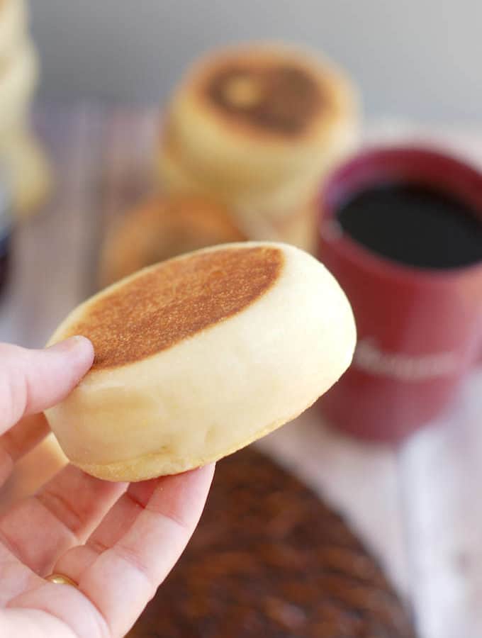 sourdough english muffins