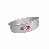 Fat Daddio's Anodized Aluminum Round Cake Pan, 9-Inch x 3-Inch