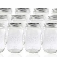 Ball Glass Mason Jar with Lid and Band