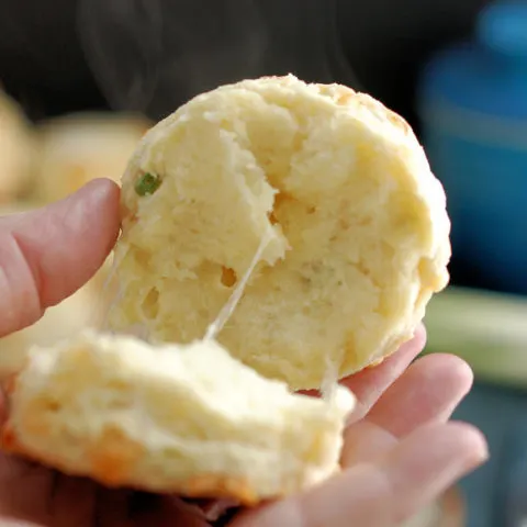 Irish Cheddar Cheese Scones with Scallions