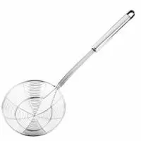 Hiware Solid Stainless Steel Spider Strainer Skimmer Ladle, 5.4 Inch