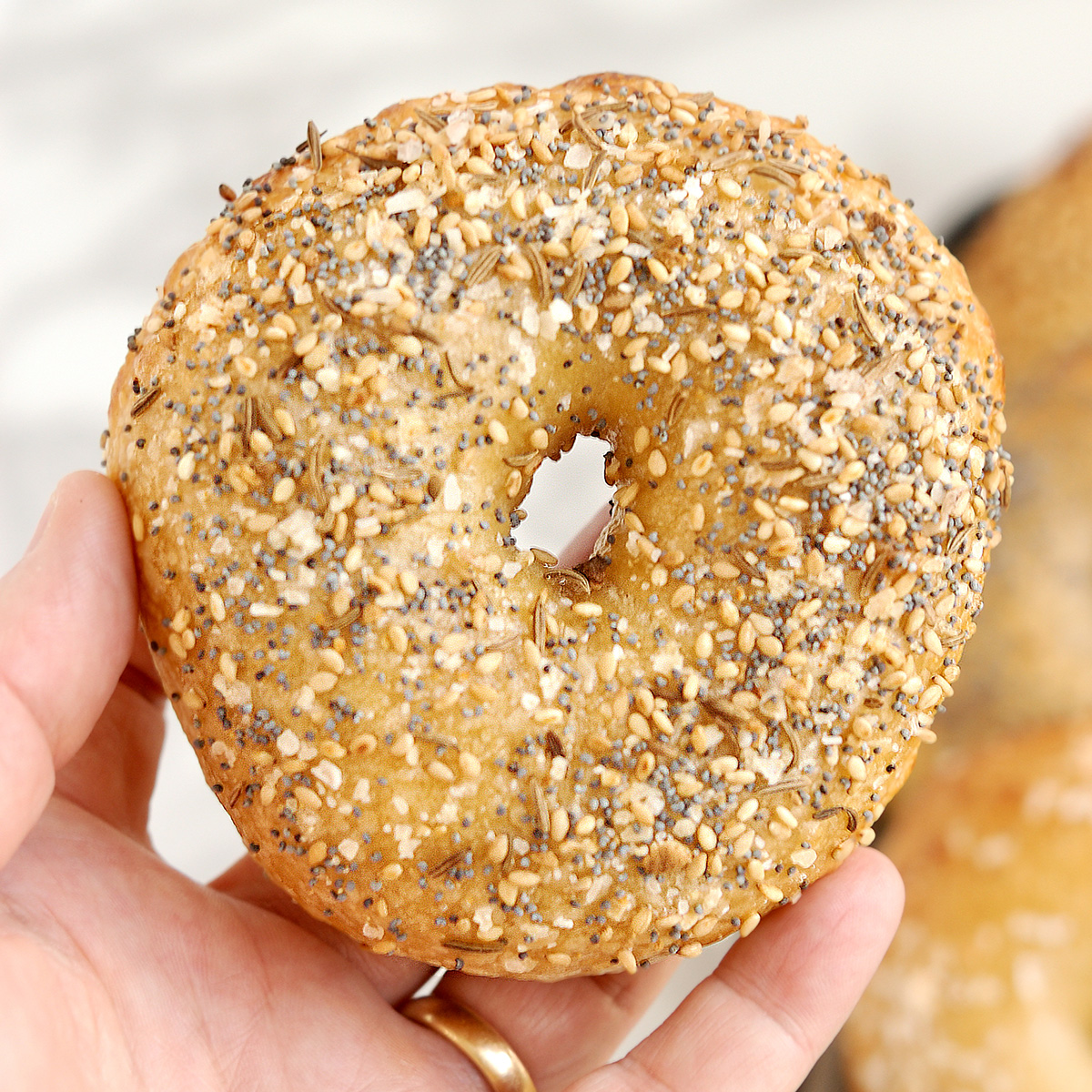 Homemade Sourdough Bagels – With Video