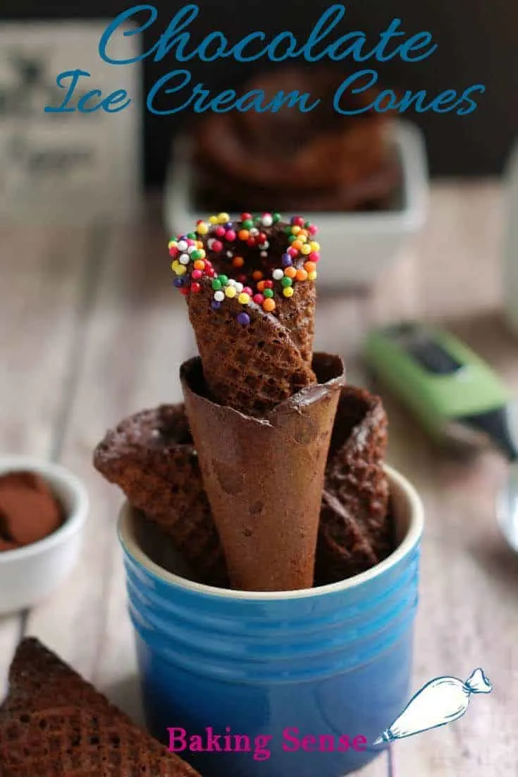 Chocolate Ice Cream Cone Recipe