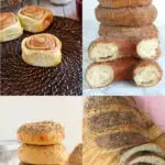 a pinterest image for sourdough recipes