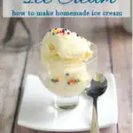 an of vanilla bean ice cream for pinterest