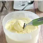 an image of a vanilla ice cream for pinterest