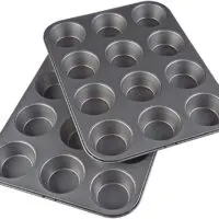 AmazonBasics Nonstick Carbon Steel Muffin Pan