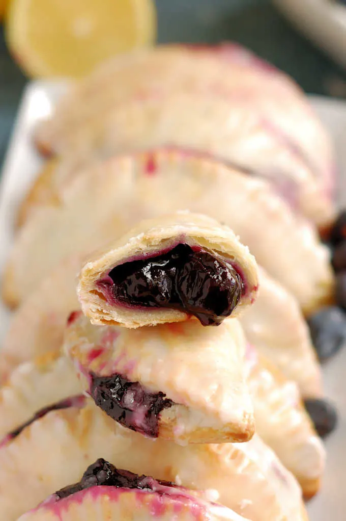 Glazed Blueberry Hand Pies