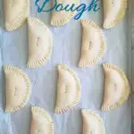 a pinterest image for hand pie dough