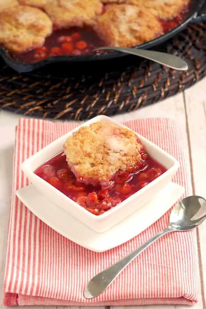 Sour Cherry Cobbler