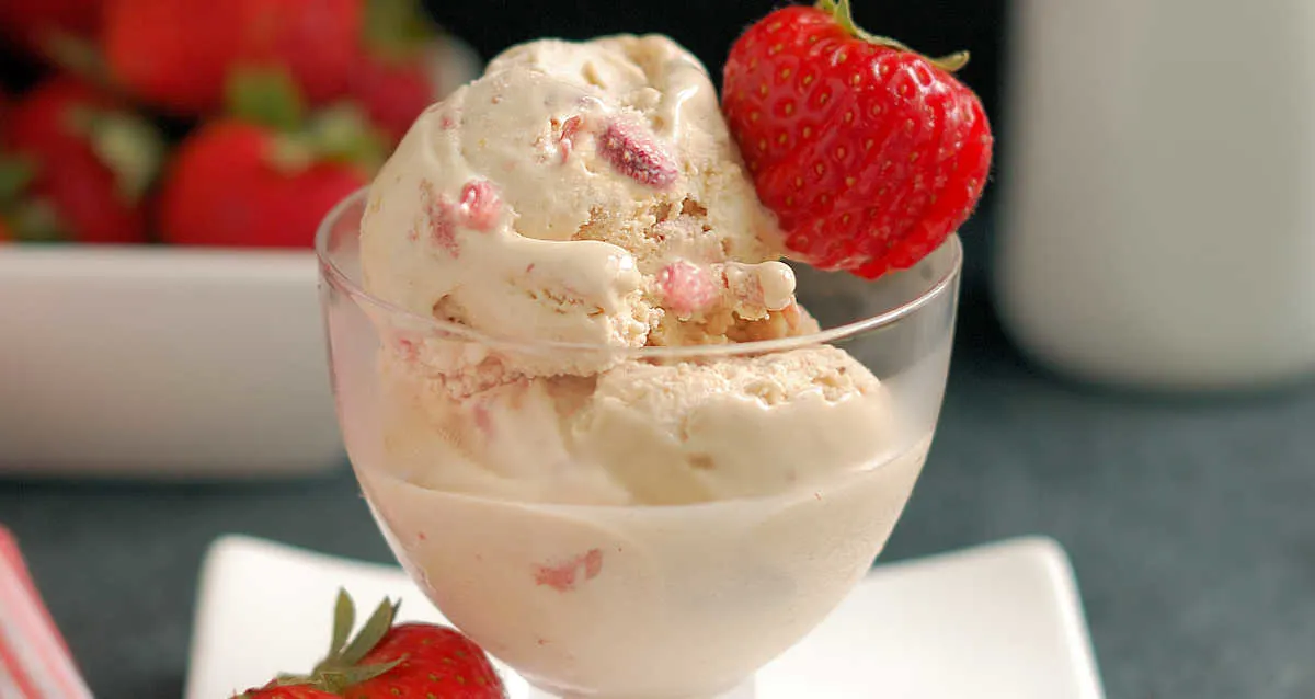 strawberry frozen yogurt kitchenaid