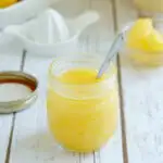 an image for pinterest of lemon curd
