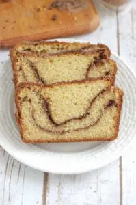 Snickerdoodle Bread with Cinnamon Ripples