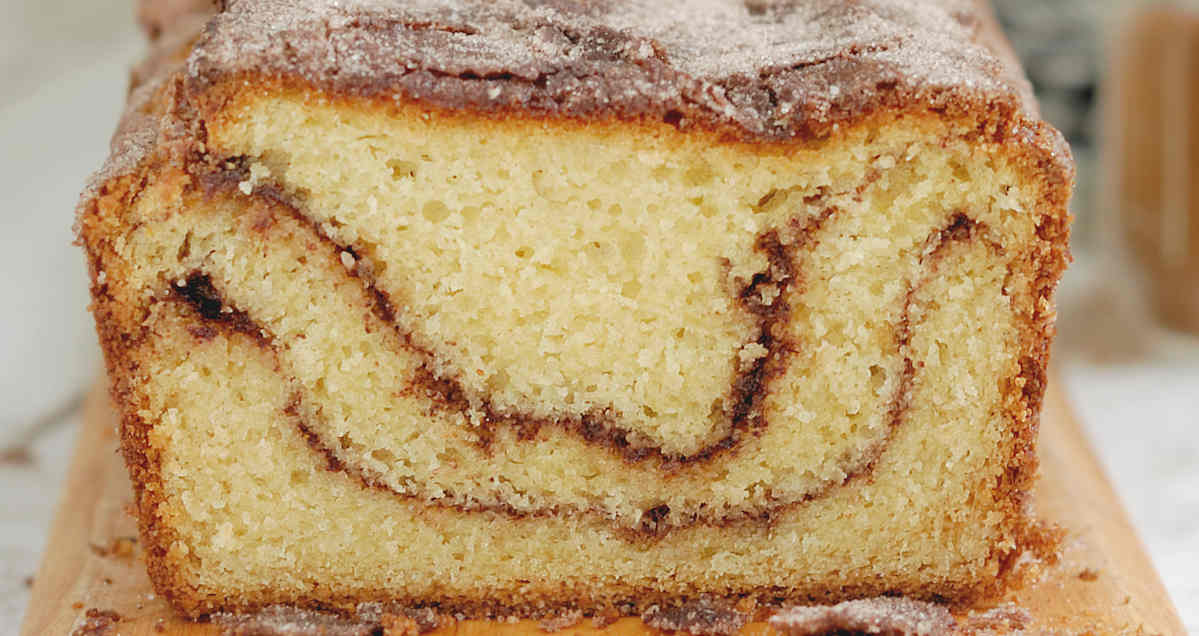 Snickerdoodle Bread with Cinnamon Ripples