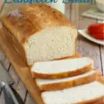 a pinterest image for sourdough sandwich bread
