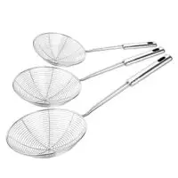 Set of 3 Stainless Steel Skimmer Spider Strainer