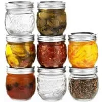 Ball Jars 8 oz, Set of 8