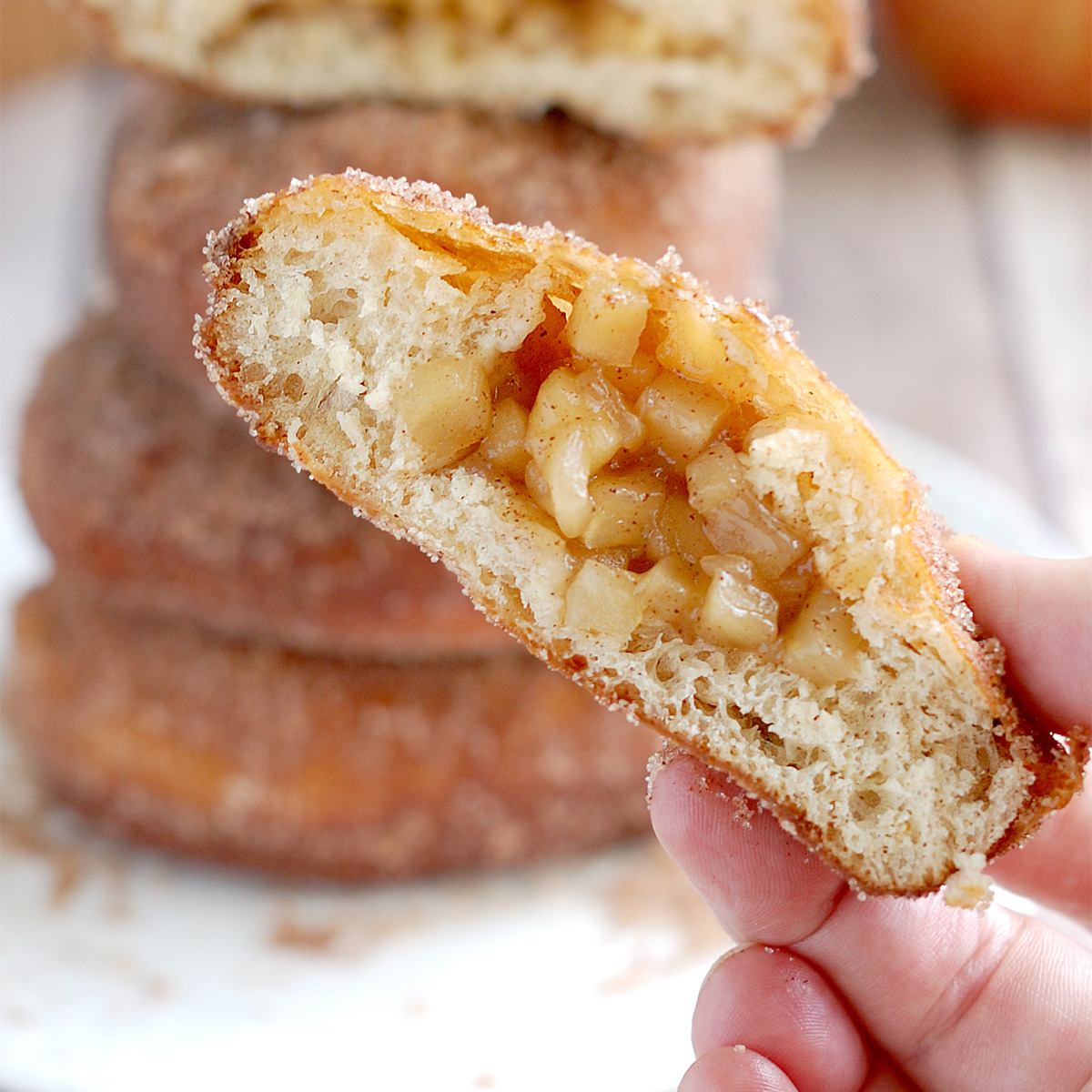 Apple Filled Donuts