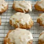 an image of apple oatmeal cookies for pinterest