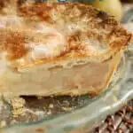 a pinterest image for sourdough pie crust recipe