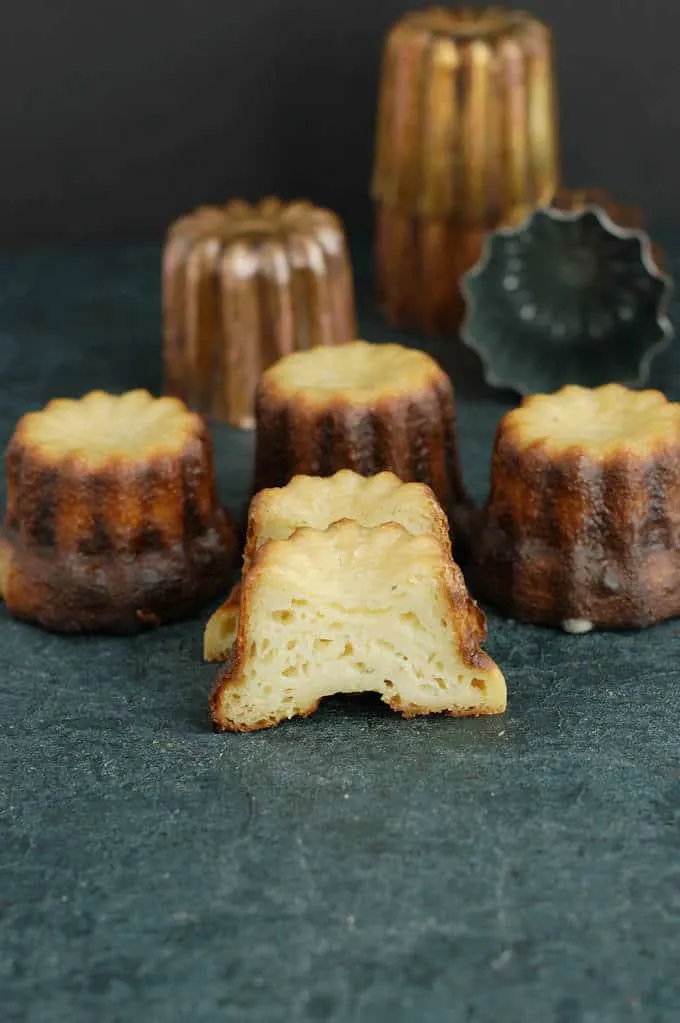 a poorly formed french canele