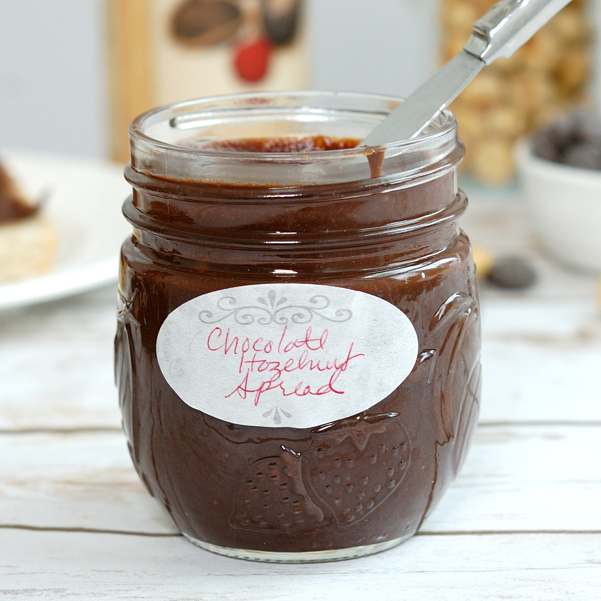 Homemade Nutella – Vegan Chocolate Hazelnut Spread