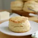 a sourdough scone on a plate