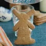 a pinterest image for speculaas cookie recipe