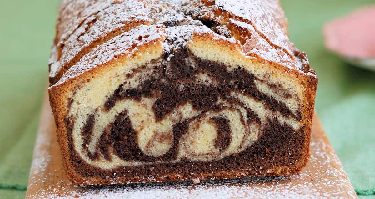 Marble Pound Cake - Baking Sense