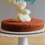 a pinterest image for ermine frosting recipe