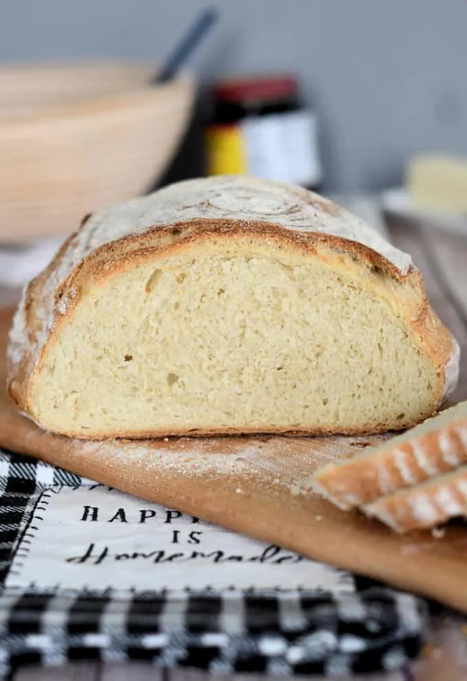 Artisan Dutch Oven Semolina Bread - Lexa's Recipes